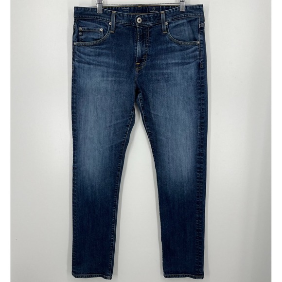 AG Adriano Goldschmied Jeans Men's Size 35x34 Blue Graduate Tailored Leg - Picture 1 of 12